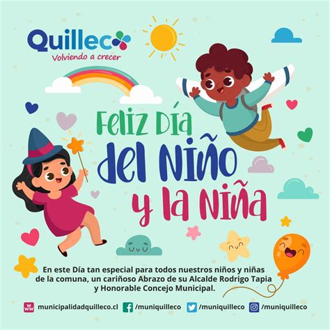Feliz DÍa A Todos Los NiÑos Y NiÑas Municipalidad De Quilleco