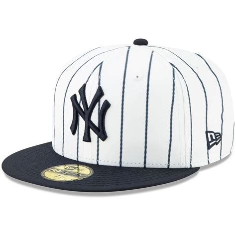 Mens New Era White New York Yankees Alternate Logo 59fifty Fitted Hat