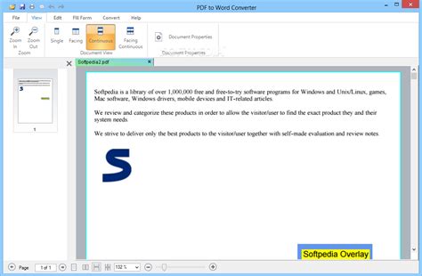 Transform pdf into authentic word documents that: Download PDF to Word Converter 2.0