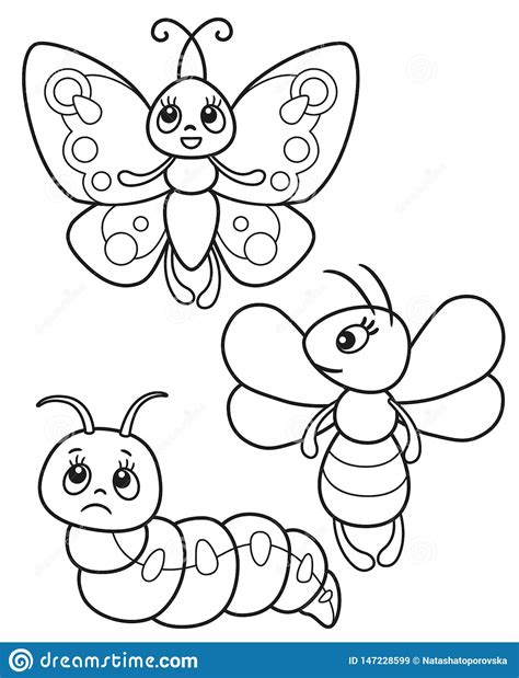 Dibujo Para Colorear Mariposas Y Orugas Dibujos De Mariposas Para The