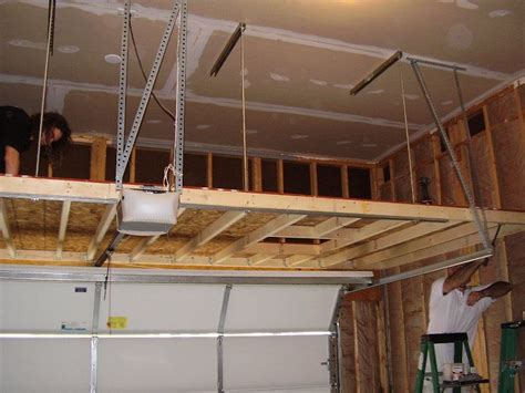 The construction is simple and fast, and the whole system is made with standard materials. diy garage hoist system - Google Search | Garage Shop Ideas | Pinterest | Purpose, Lofts and ...