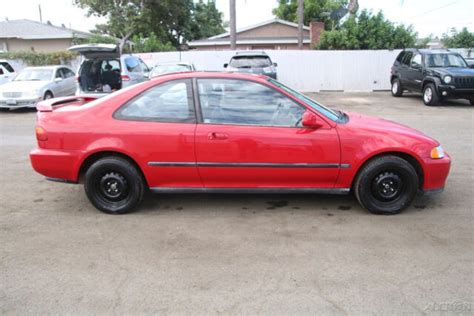1993 Honda Civic Ex Coupe Automatic 4 Cylinder No Reserve For Sale