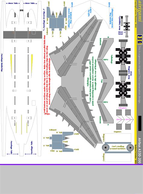 3g Qatar Amiri Flight 2008 Cs Airbus A330 200 Airigami X By