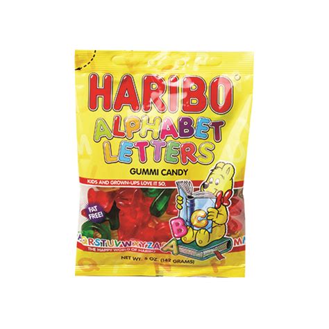 Be the first to review this product. HARIBO GUMMI CANDY - ALPHABET LETTERS | One Source America Inc