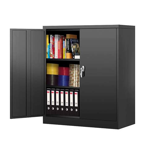 Buy Metal Storage Cabinet Locking Steel Storage Cabinet With 2 Doors Lockable Metal Cabinet