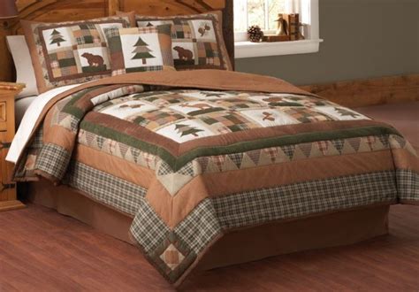 Primitive bedding sets heritage farms rustic country black star 3 4 or 5 lodge cabin quilt set king size for 2020 queen twin bed midnight bear hunting in quilts bedspreads hnu piece patchwork plaid bedspread. Moosehead Lodge Bedding and Quilt Sets -- Certainty Stores ...