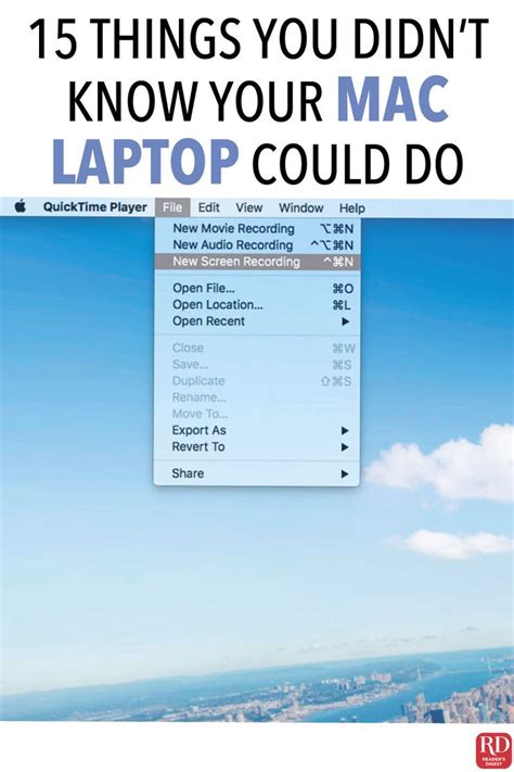 An Advertisement For The Mac Computer With Text That Reads 15 Things