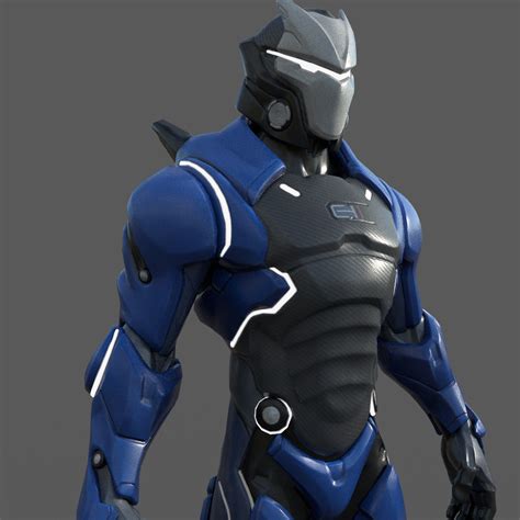 Fortnite Carbide 3d Model