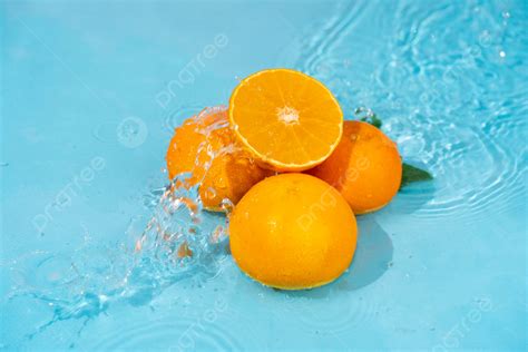 Fresh Fruit Orange Background Orange Posing Oranges In Water Oranges
