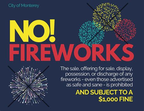 No Fireworks Allowed In Monterey Lighthouse District