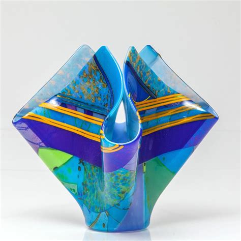 End Of Summer By Varda Avnisan This Kiln Formed Glass Sculpture Is Inspired By The Colors Of