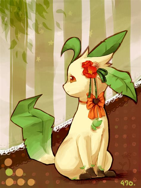 Leafeon Pokémon Image By Pixiv Id 4669455 1255325 Zerochan Anime