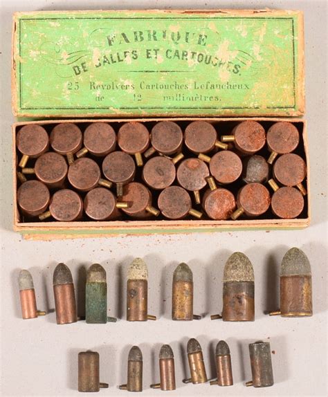 Pinfire Cartridge Lot 12mm Cartridges In A Box Of 25 Jan 18 2014