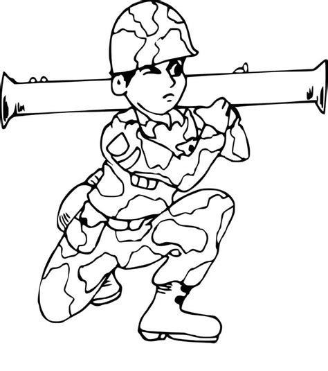 dibujos de soldados para colorear dibujos online