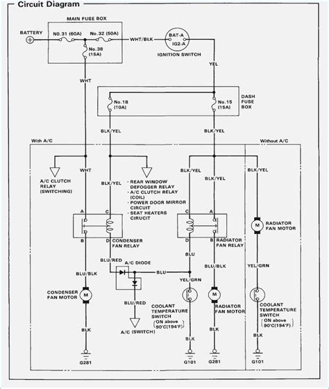 Electrical problem 1997 honda accord 4 cyl automatic 64000 miles my car all of a sudden stop the engine going 70 mph i tried to pull. Eg fuel pump wiring diagram