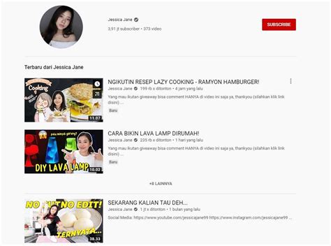 Biodata Dan Profil Jessica Jane Lengkap Youtuber Game Vrogue Co