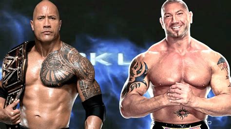 Wwe 2k22 The Rock Vs Batista Full Match Raw Youtube
