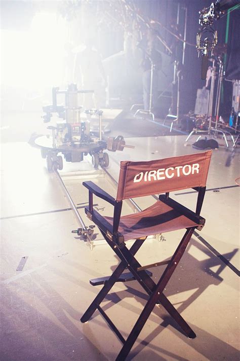 A Directors Chair On A Film Set Filmmaking Inspiration Film Set