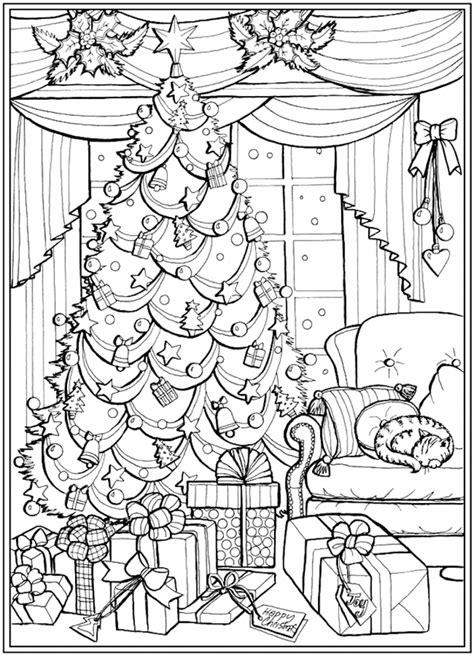 50 Christmas Coloring Pages For Kids To Keep Them Occupied