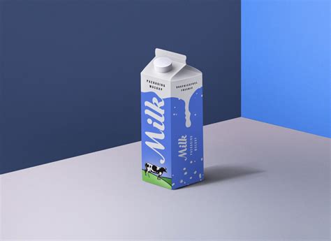 Milk Carton Mockup Mockup World