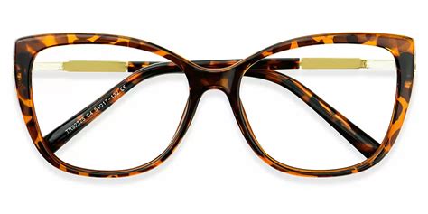 92325 Rectangle Butterfly Tortoise Eyeglasses Frames Leoptique