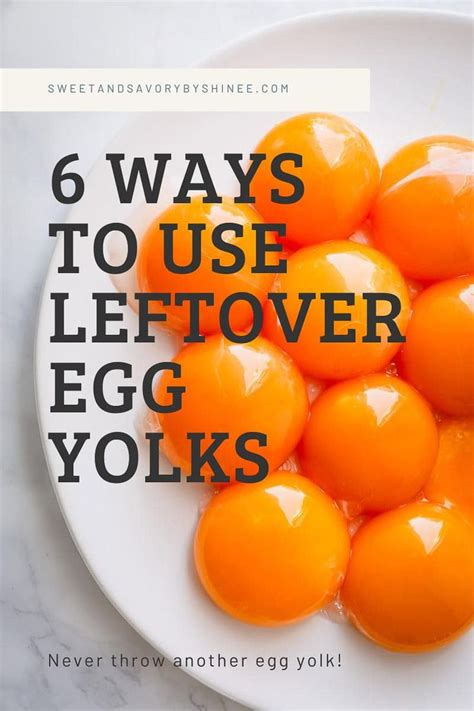 6 Delicious Ways To Use Up Extra Egg Yolks Leftover Egg Yolks