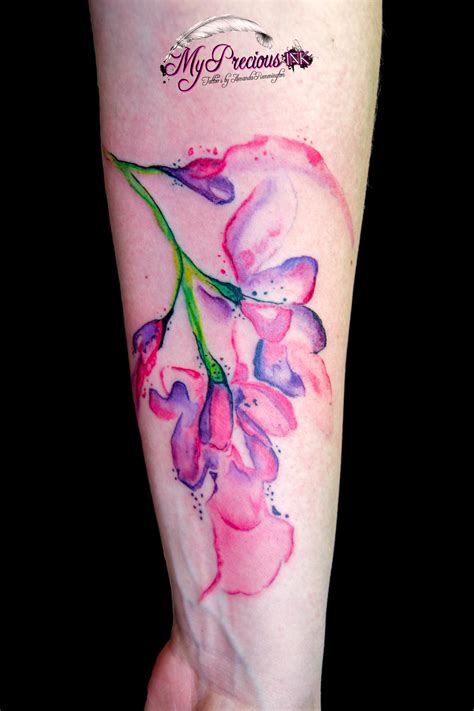 Watercolor Flower Tattoo By Mentjuh On Deviantart