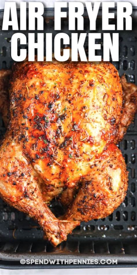They take the longest to cook, from 40 minutes to up to an hour for always avoid reheating the same leftovers more than once. Air Fryer Whole Chicken {Juicy & Delicious} | YouTube ...