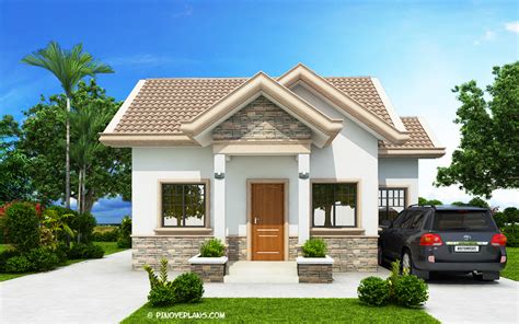 Amiable Two Bedroom Bungalow House Pinoy House Design