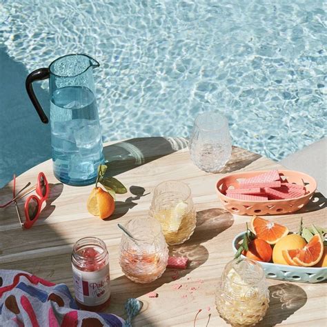 Poolside Dreams 💦 Link In Profile To Shop Glassware Al Fresco Dining Poolside Summer