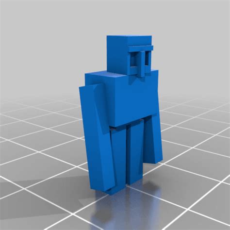 Download Free Stl File Minecraft Iron Golem • 3d Printable Template ・ Cults