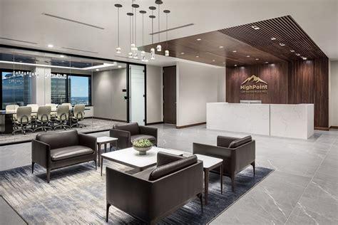 Highpoint Resources Corporate Office Lobby Office Lobby Design Modern Office Design Lobby Design