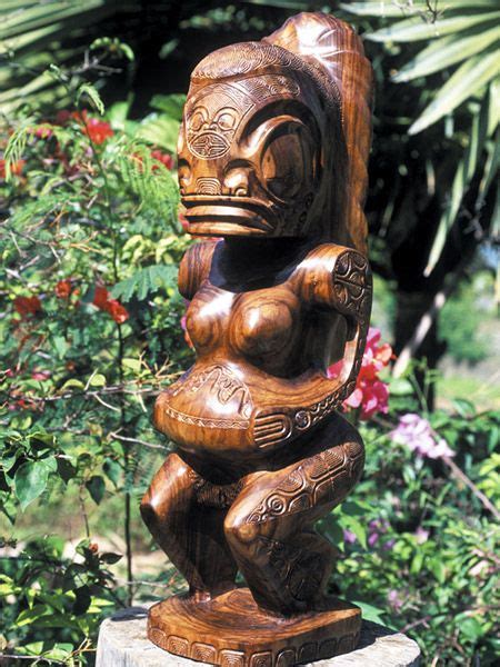 Tiki Statue Polynesia In 2021 Tiki Statues Island Art Polynesian