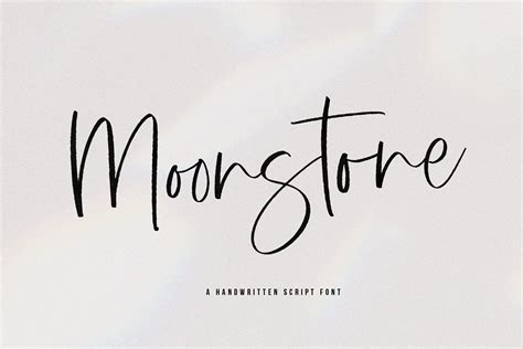 Moonstone - Handwritten Script Font By KA Designs | TheHungryJPEG.com