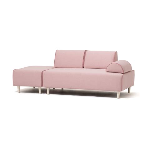 Sommeil Sofa Pink W1860 × D810 × H680 Francfranc Hong Kong