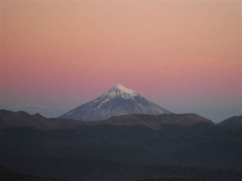 Dscf1100 Volcán Lanin At Sunset Joesdiner Flickr