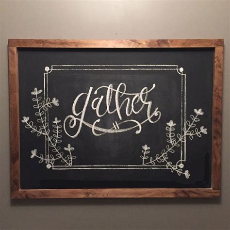 52 Awesome Practical Chalkboard Decor Ideas For Kitchen Thanksgiving