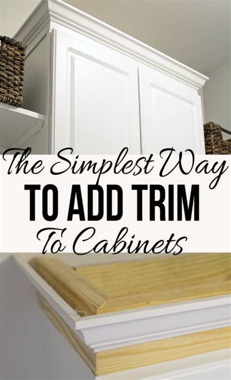 Adding Decorative Trim To Kitchen Cabinets Kitchen Cabinet Ideas