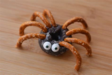 Yours will be fresher, less processed, and in any flavor you like. Mini Chocolate Donut Spiders