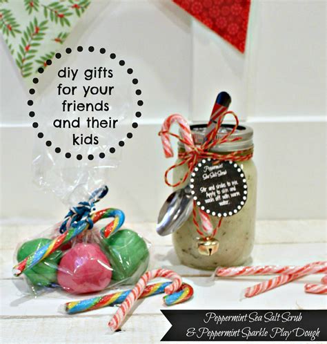 Diy christmas gifts for guy friend. DIY Peppermint Sea Salt Scrub and Peppermint Sparkle ...