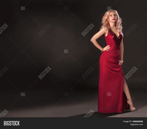 Woman Red Dress Image Photo Free Trial Bigstock