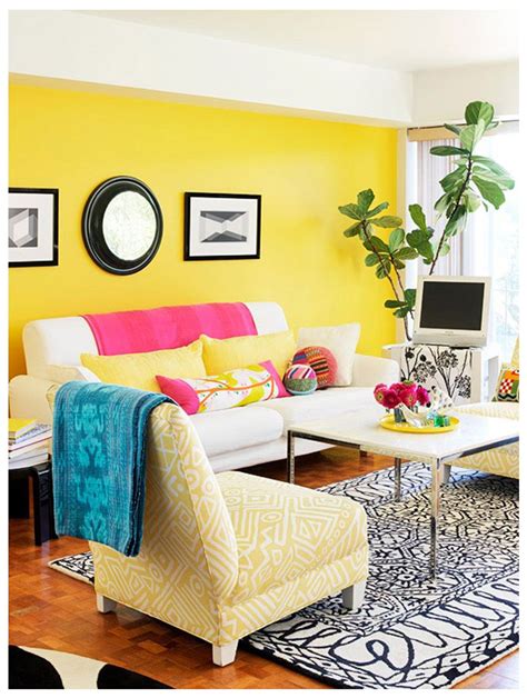 Living Room Design Modern 2014 Yellow Living Room Colorful Living