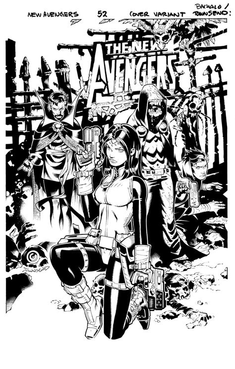 New Avengers 52 Cover By Timtownsend On Deviantart Comic Books Art