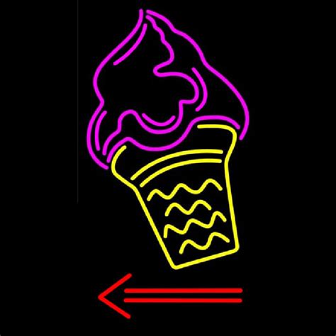 Custom Custom Heavenly Ice Cream Cone Neon Sign Usa Custom Neon Signs Shop Neon Signs Usa