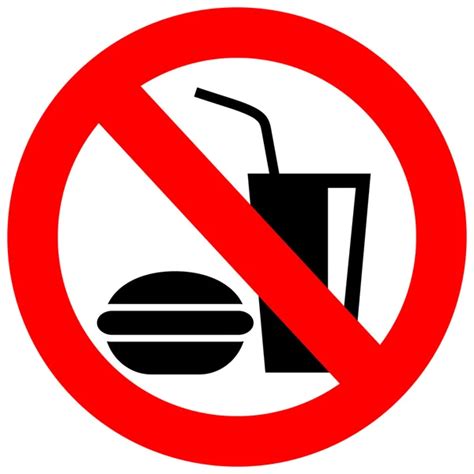Senales De Prohibido Comer