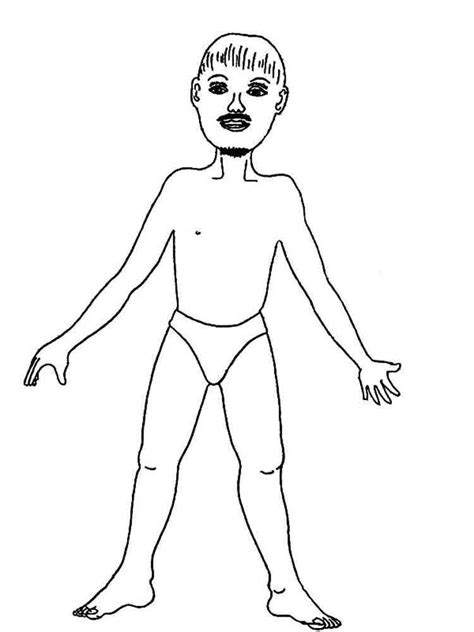 My Body Coloring Pages For Toddlers