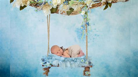 Newborn Photo Session For A Baby Boy Enhancing Newborn
