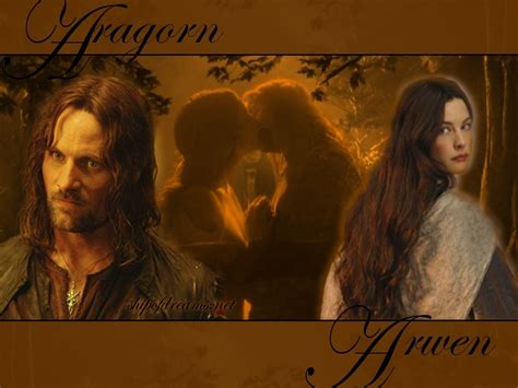 Arwen And Aragorn Aragorn And Arwen Wallpaper 7610516 Fanpop
