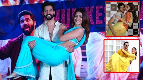 Varun Dhawan Lifts Kriti Sanon On Stage In Public Like Alia Bhatt During Thumkeshwari Song