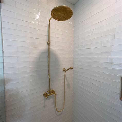 Customizable Antique Brass Shower Fixtures Insideast